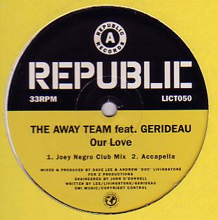 12inch Record AWAY TEAM, GERIDEAU - Our Love LICT050 REPUBLIC 1994 UK Dance & Electronica Used
12inch Record AWAY TEAM, GERIDEAU - Our Love LICT050 REPUBLIC 1994 UK Dance & Electronica Used