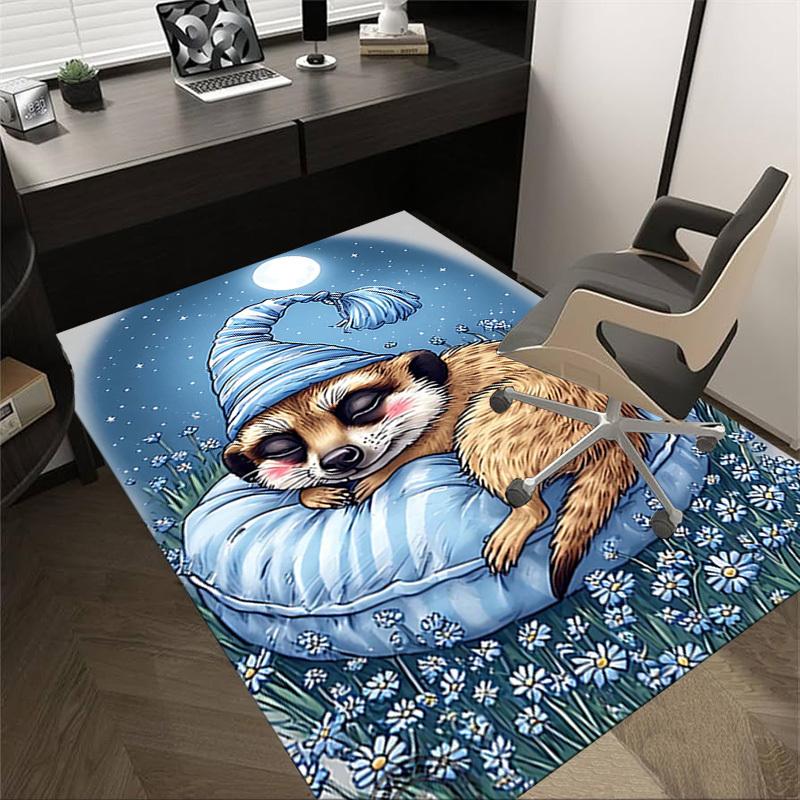 1PC Meerkat, Night Non-Slip Floor carpet, suitable for Office, bedroomand playrooms. It can also be used as a sofa footrest cover-T74 60cm by 90cm
1PC Meerkat, Night Non-Slip Floor carpet, suitable for Office, bedroomand playrooms. It can also be used as a sofa footrest cover-T74 60cm by 90cm