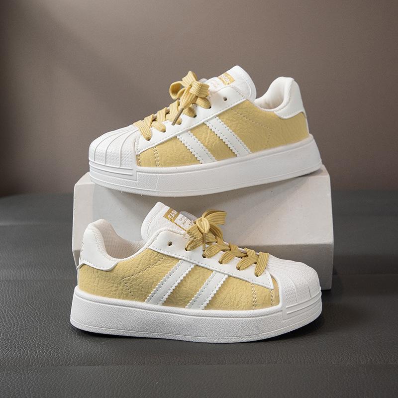 Белые туфли-ракушки для девочек, детские, 2025, новые, весна-осень, повседневные кеды для детей среднего и старшего возраста 30 жёлтый
Белые туфли-ракушки для девочек, детские, 2025, новые, весна-осень, повседневные кеды для детей среднего и старшего возраста 30 жёлтый