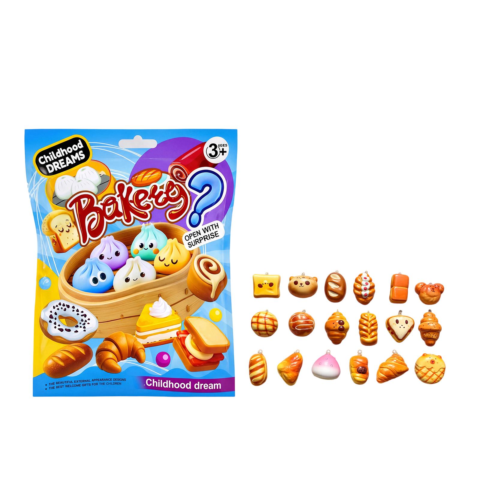 Miniature Soft Squishy Bakery Food Toys Random Style Realistic Bread Dessert Figurines Collectible Blind Bag for Kids and Adults One Size
Miniature Soft Squishy Bakery Food Toys Random Style Realistic Bread Dessert Figurines Collectible Blind Bag for Kids and Adults One Size
