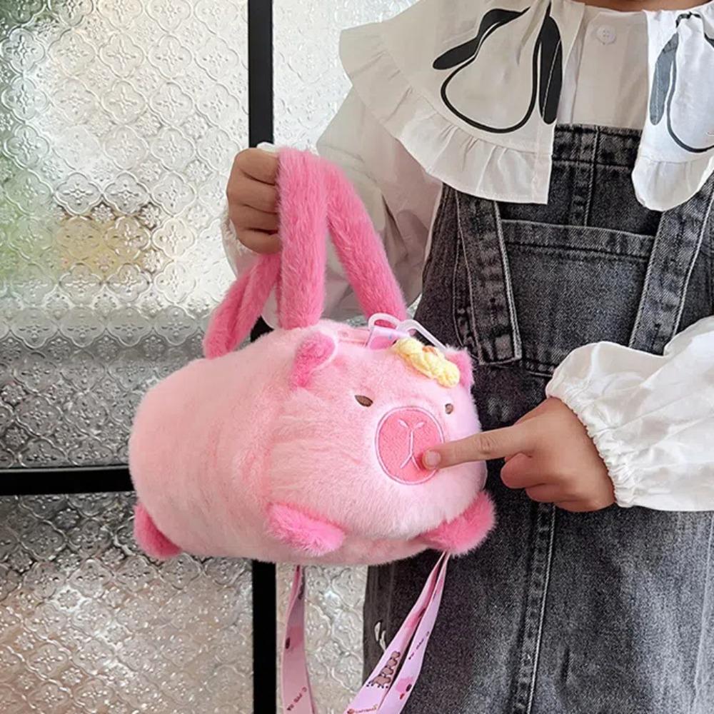 Korean Style Capybara Bucket Bag Soft Cartoon Animal Handbag Plush Doll Shoulder Bag Daily brown-capybara
Korean Style Capybara Bucket Bag Soft Cartoon Animal Handbag Plush Doll Shoulder Bag Daily brown-capybara