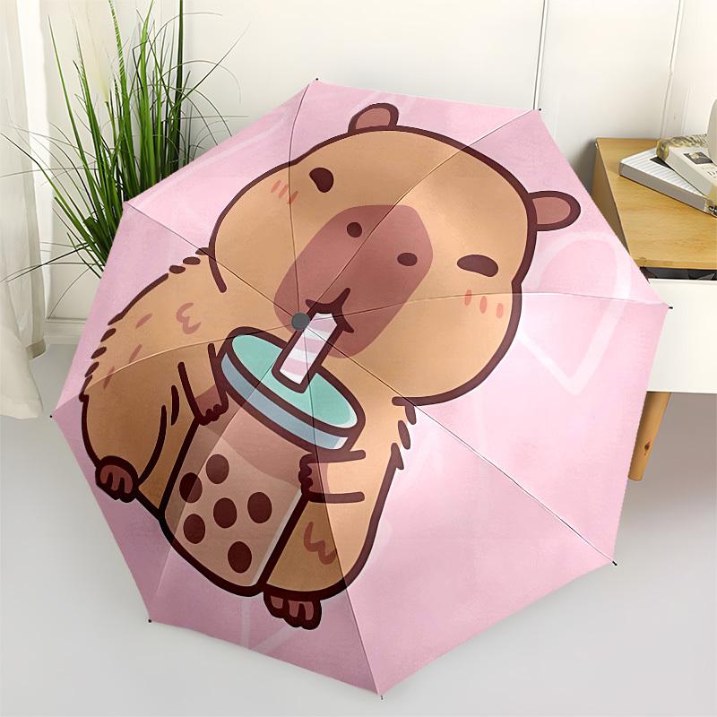 Capybara Automatic Opening and Closing, 8 rib Structure Portable Umbrella, Suitable for Men and Women in All Seasons Perfect Gift for Holid
Capybara Automatic Opening and Closing, 8 rib Structure Portable Umbrella, Suitable for Men and Women in All Seasons Perfect Gift for Holid