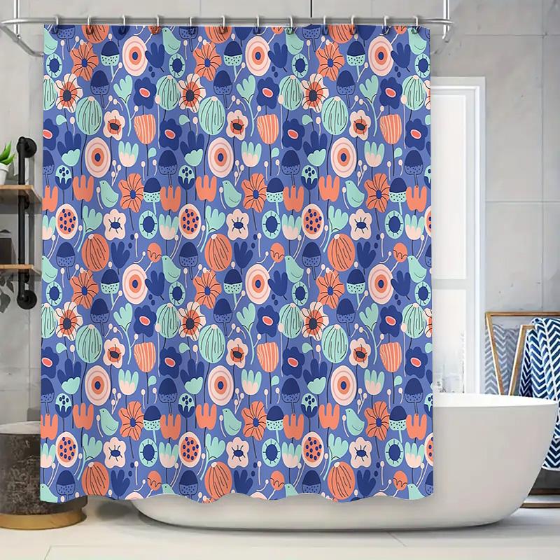 Floral Shower Curtain Botanical Pattern Nature Inspired Bathroom Decor Waterproof Fabric Liner Vintage Farmhouse Style Modern De W60H190(CM)-1 Pcs
Floral Shower Curtain Botanical Pattern Nature Inspired Bathroom Decor Waterproof Fabric Liner Vintage Farmhouse Style Modern De W60H190(CM)-1 Pcs