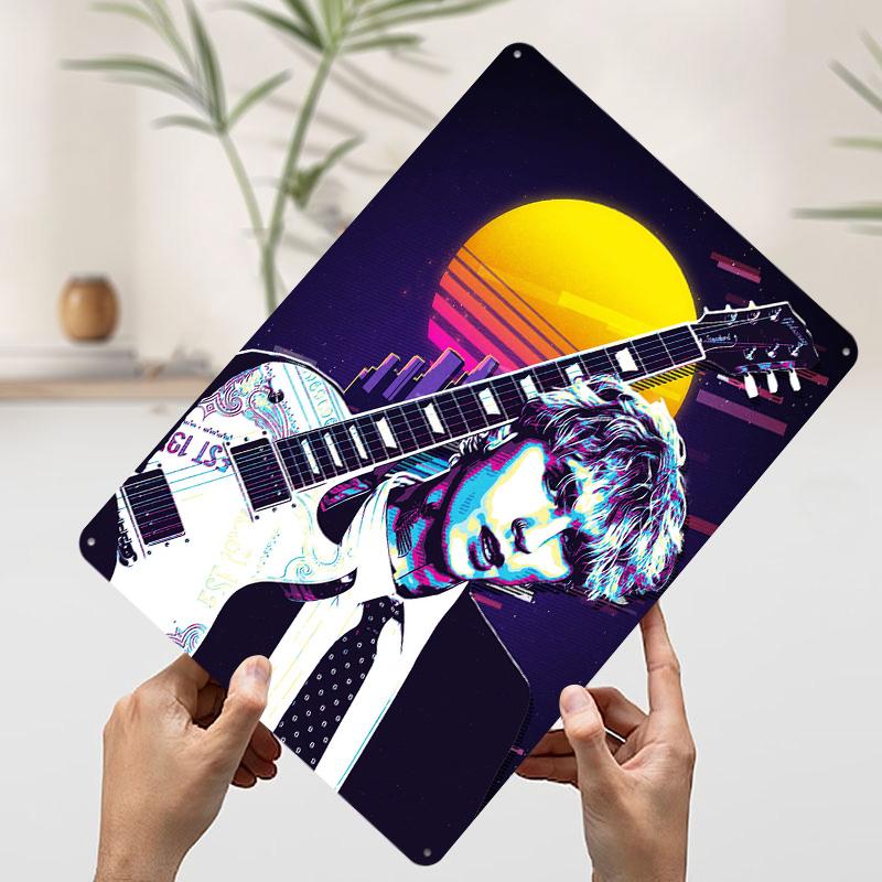 MGK Retro Music Poster Customized Wall Art Vintage Metal Signs Retro Tin Plaque for Man Cave Office Decoration Room Home Decor 7.9x11.8In(20x30cm)
MGK Retro Music Poster Customized Wall Art Vintage Metal Signs Retro Tin Plaque for Man Cave Office Decoration Room Home Decor 7.9x11.8In(20x30cm)