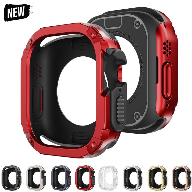 2 in 1 Case for Apple Watch Ultra 41mm 45mm 40mm 44mm 49mm TPU + PC Shockproof Protector Bumper for iwatch Series 8/7/SE/6/5/4 40mm 41mm чорний
2 in 1 Case for Apple Watch Ultra 41mm 45mm 40mm 44mm 49mm TPU + PC Shockproof Protector Bumper for iwatch Series 8/7/SE/6/5/4 40mm 41mm чорний