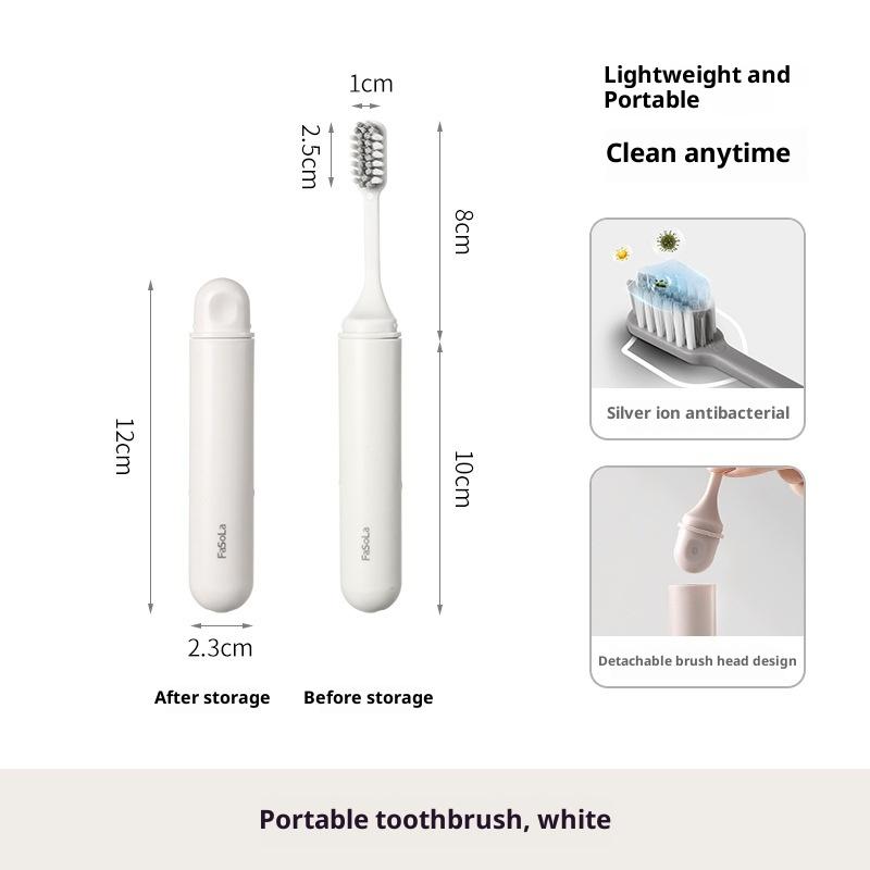 Travel Folding Soft Hair Toothbrush Dust-Proof Small Head Toothbrush Portable Toothbrush For Business Trips And Family Use белый
Travel Folding Soft Hair Toothbrush Dust-Proof Small Head Toothbrush Portable Toothbrush For Business Trips And Family Use белый