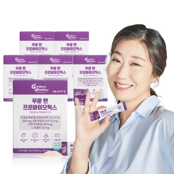 Vitamin Village Perfect Biotics Taylor Prune & Probiotics Lactobacillus Prune Juice 30 sachets, 6 packs, Korean health
Vitamin Village Perfect Biotics Taylor Prune & Probiotics Lactobacillus Prune Juice 30 sachets, 6 packs, Korean health
