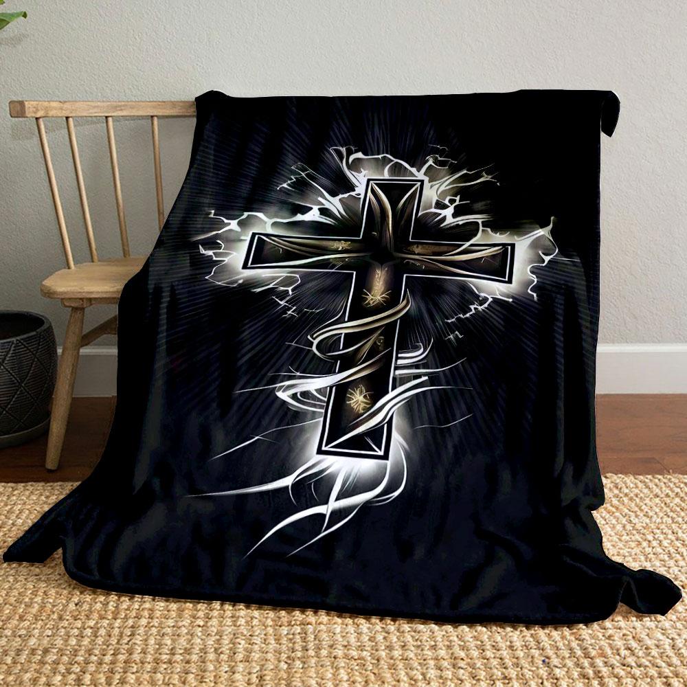 Golden Cross Lightning Blanket Printed Blanket for Living Room Bed Couch lunch break Soft Cozy Blanket for Friend s festival Gift 80cm x 120cm
Golden Cross Lightning Blanket Printed Blanket for Living Room Bed Couch lunch break Soft Cozy Blanket for Friend s festival Gift 80cm x 120cm