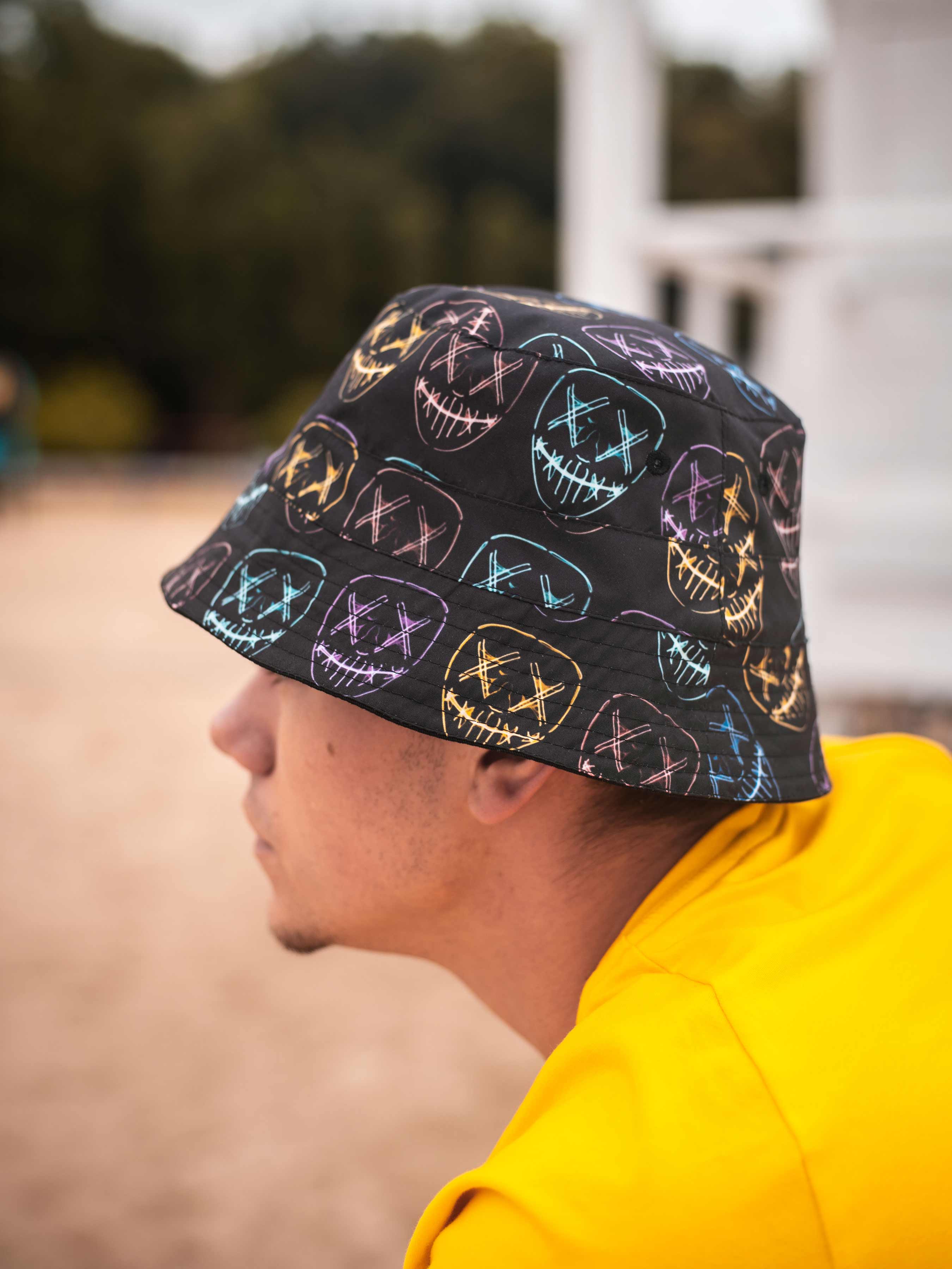 Панама двостороння унісекс принт і чорний колір Custom Wear 58 cm
Панама двостороння унісекс принт і чорний колір Custom Wear 58 cm