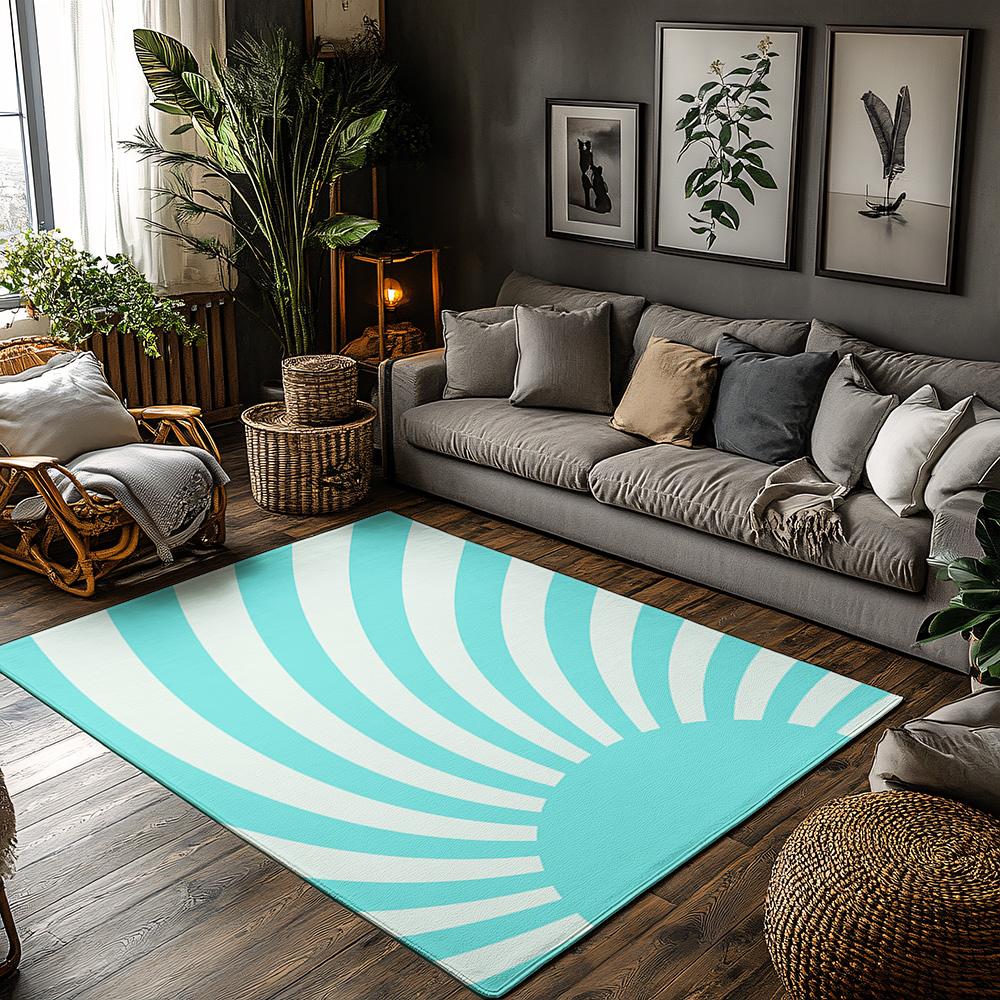 Stylish Blue Stripes Doormat Modern Abstract Area Rug Non Slip Floor Mat Indoor Outdoor Decor Home Accent Rug Geometric Pattern 60cm x 90cm
Stylish Blue Stripes Doormat Modern Abstract Area Rug Non Slip Floor Mat Indoor Outdoor Decor Home Accent Rug Geometric Pattern 60cm x 90cm