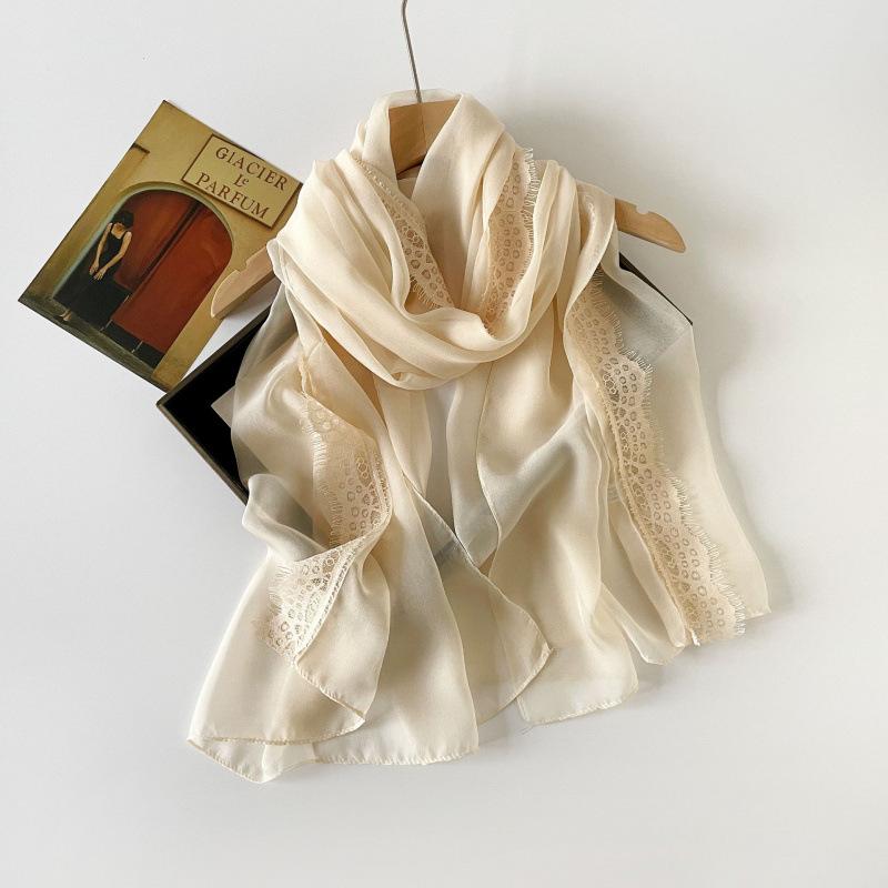 Summer Lace Scarf Shawl Cloud Pattern Yarn Malay Chiffon Scarf Thin Scarf Solid Color Yarn Scarf for Women
Summer Lace Scarf Shawl Cloud Pattern Yarn Malay Chiffon Scarf Thin Scarf Solid Color Yarn Scarf for Women