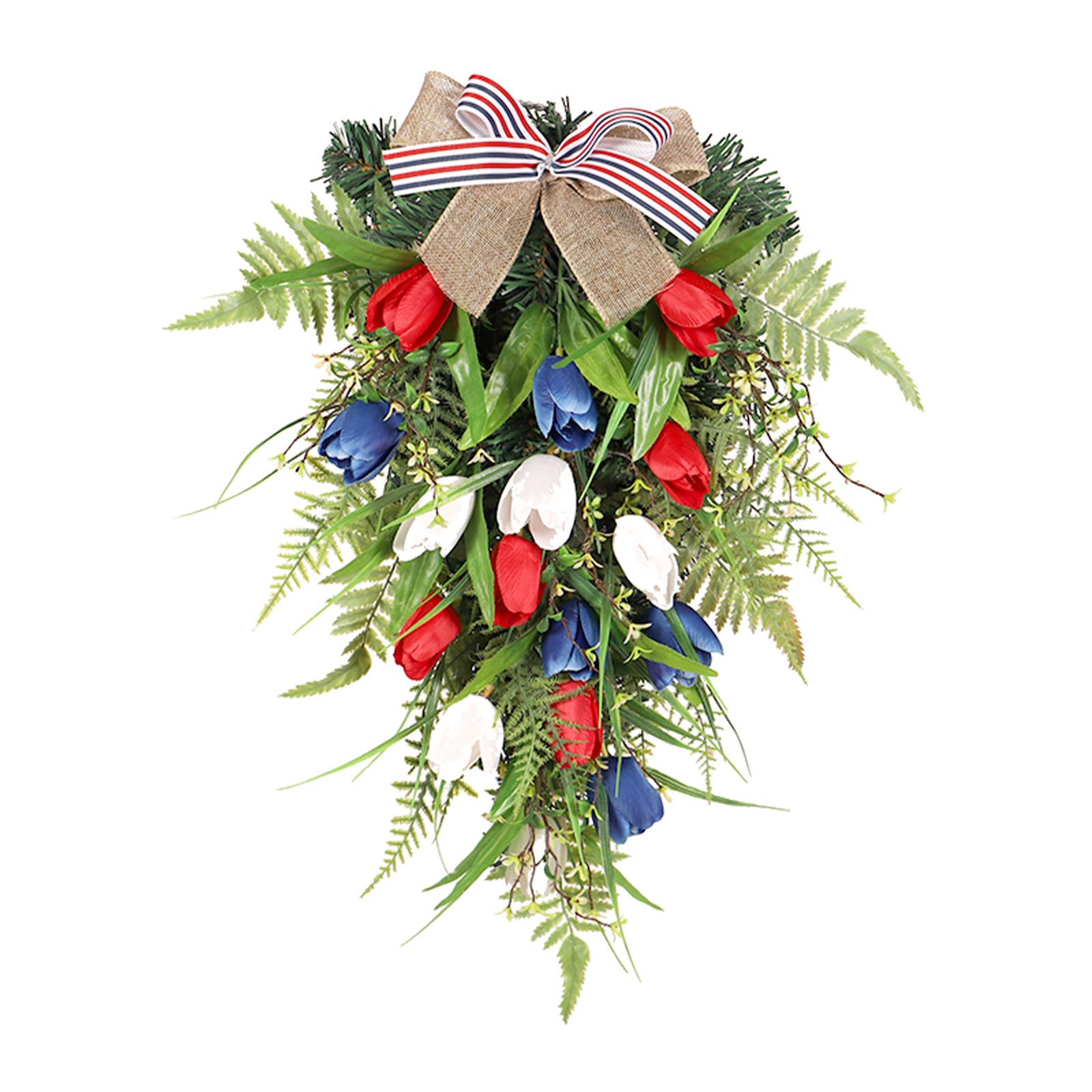 Independence Day Decorative Wall Hanging Simulation Green Plant Silk Flower Door Hanging Home
Independence Day Decorative Wall Hanging Simulation Green Plant Silk Flower Door Hanging Home