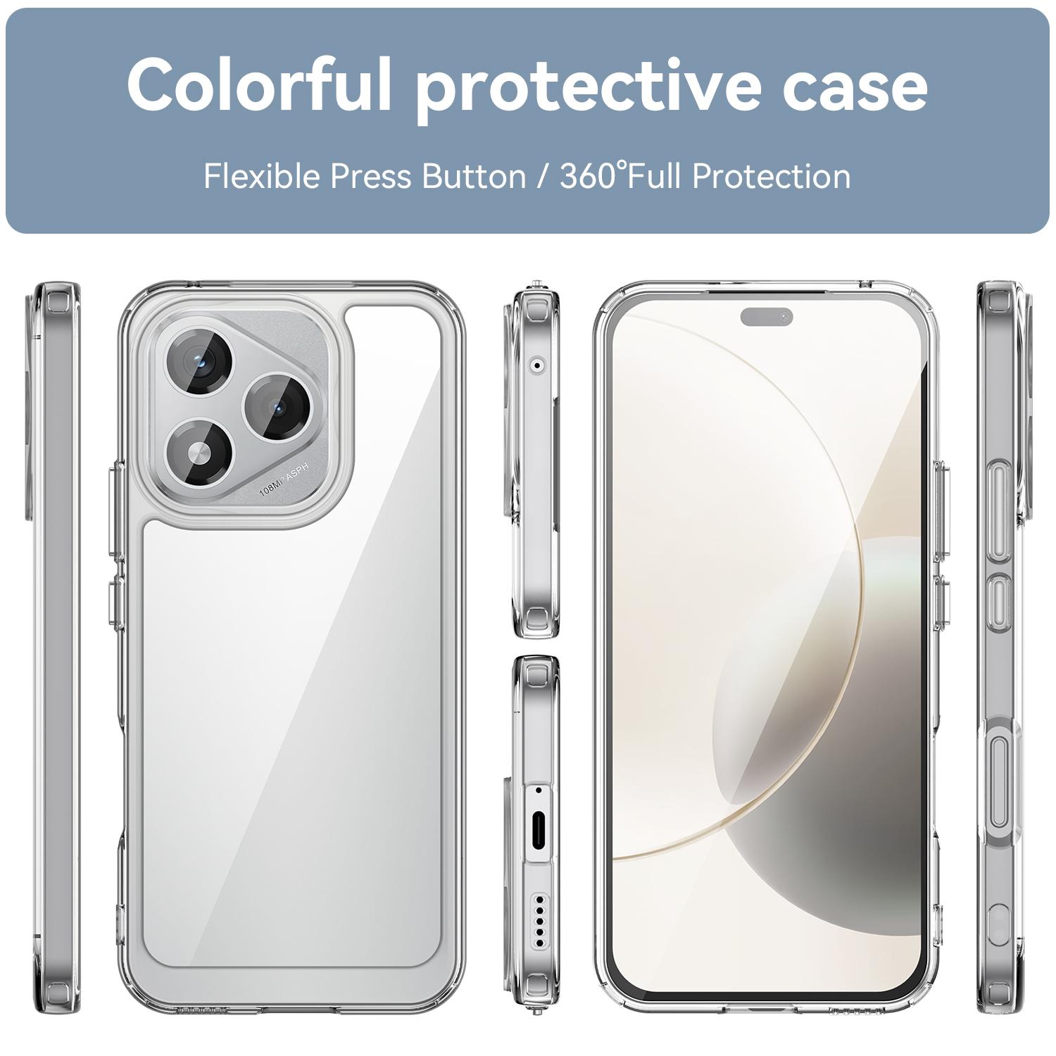For Honor 400 Lite Case WANLONFENG MF Series TPU Acrylic Clear Phone Cover with Tempered Glass Film Transparent
For Honor 400 Lite Case WANLONFENG MF Series TPU Acrylic Clear Phone Cover with Tempered Glass Film Transparent