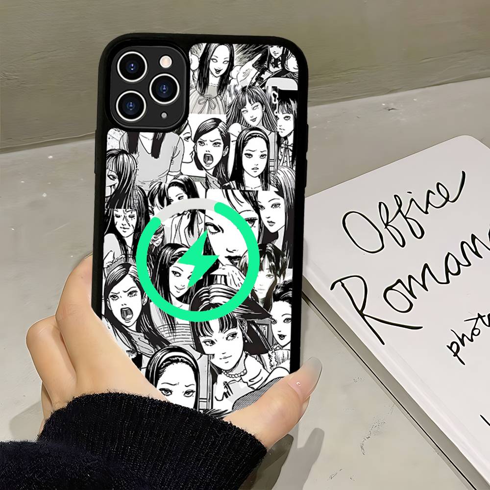 Japan Tomie Kawakami Magsafe Magnetic Case For iPhone 17 Air 16 15 14 13 12 11 Pro Max Plus Wireless Charging iPhone 17 Pro
Japan Tomie Kawakami Magsafe Magnetic Case For iPhone 17 Air 16 15 14 13 12 11 Pro Max Plus Wireless Charging iPhone 17 Pro