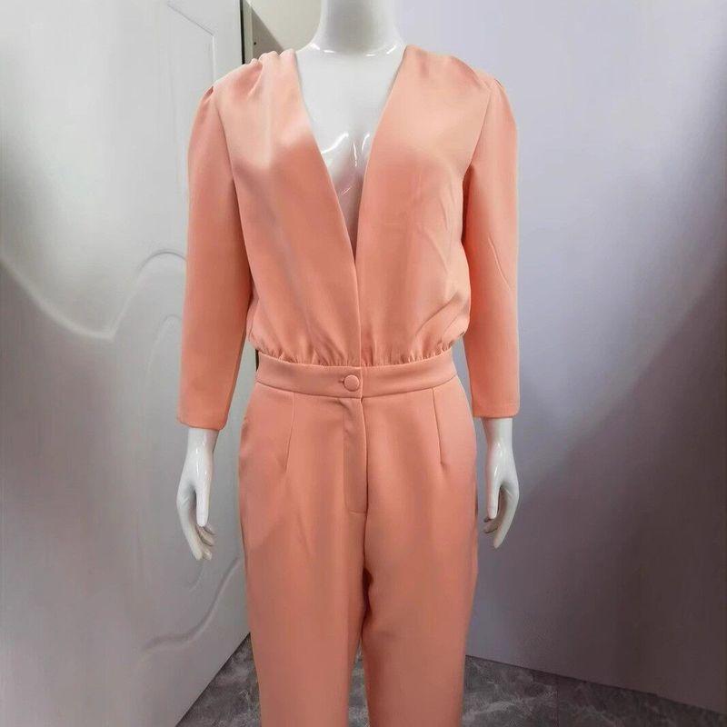 2025 Summer European and American Cross-Border Foreign Trade Women s Clothing Shein New Fashion Elegant V-Neck Waist-Cinching Slimming Casual Jumpsuit Orange color S
2025 Summer European and American Cross-Border Foreign Trade Women s Clothing Shein New Fashion Elegant V-Neck Waist-Cinching Slimming Casual Jumpsuit Orange color S