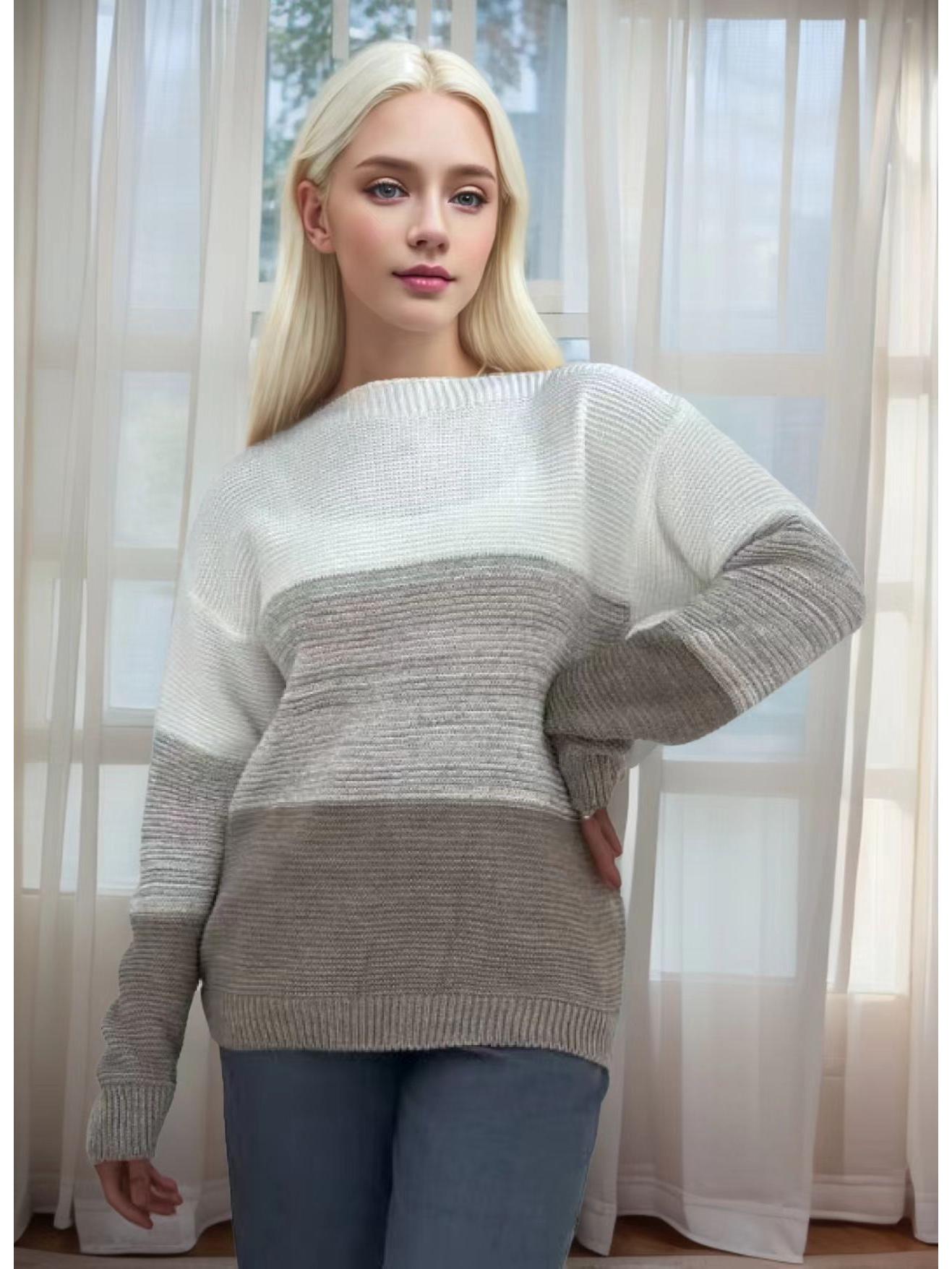 2024 Women s Color Block Patchwork Knit Sweater - Autumn/Winter Round Neck Long Sleeve Pullover Top Extra Large хакі
2024 Women s Color Block Patchwork Knit Sweater - Autumn/Winter Round Neck Long Sleeve Pullover Top Extra Large хакі