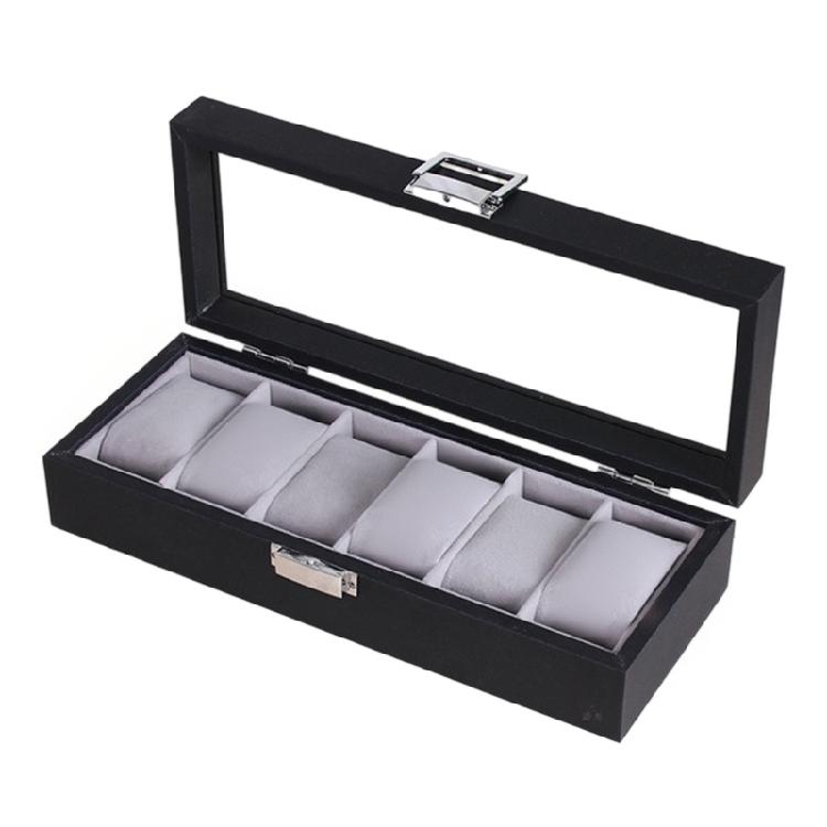 Modern Jewelry Watch Display Case Container Case With Transparent Glass Cover Wood Base And Protective Velvet Interior
Modern Jewelry Watch Display Case Container Case With Transparent Glass Cover Wood Base And Protective Velvet Interior