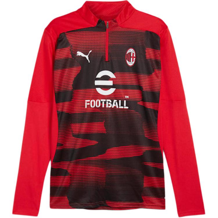 Puma Ac Milan 2024-25 Pre-Match 1/4 Comfortable Casual Quick-Dry Sweat-Wicking Long Sleeve Football Shirt Men tops Red Black 777714-01 M
Puma Ac Milan 2024-25 Pre-Match 1/4 Comfortable Casual Quick-Dry Sweat-Wicking Long Sleeve Football Shirt Men tops Red Black 777714-01 M