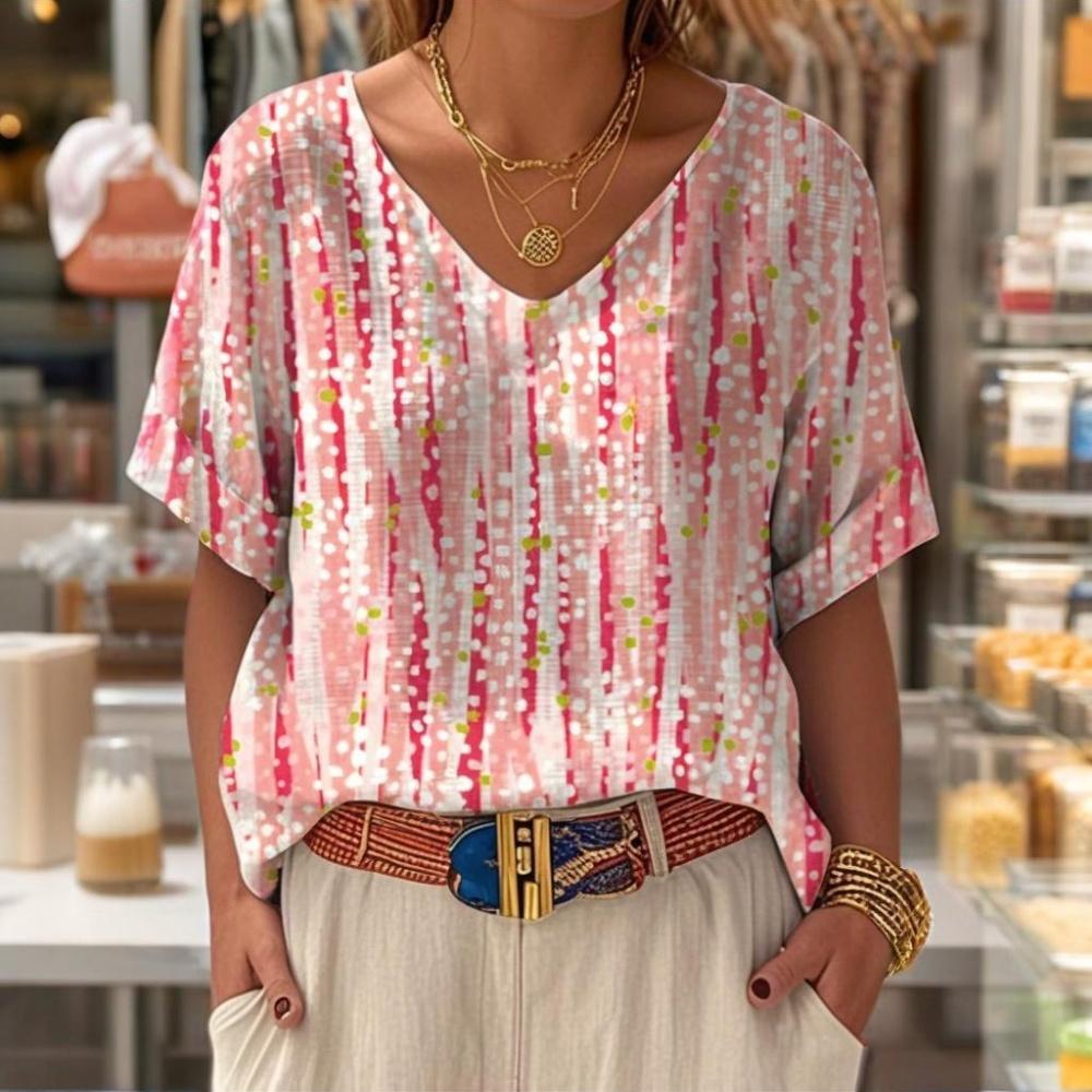 Женская футболка с V-образным вырезом, 3D-арт-принтом, свободная, с коротким рукавом, летняя уличная мода, повседневная женская одежда XXXL
Женская футболка с V-образным вырезом, 3D-арт-принтом, свободная, с коротким рукавом, летняя уличная мода, повседневная женская одежда XXXL