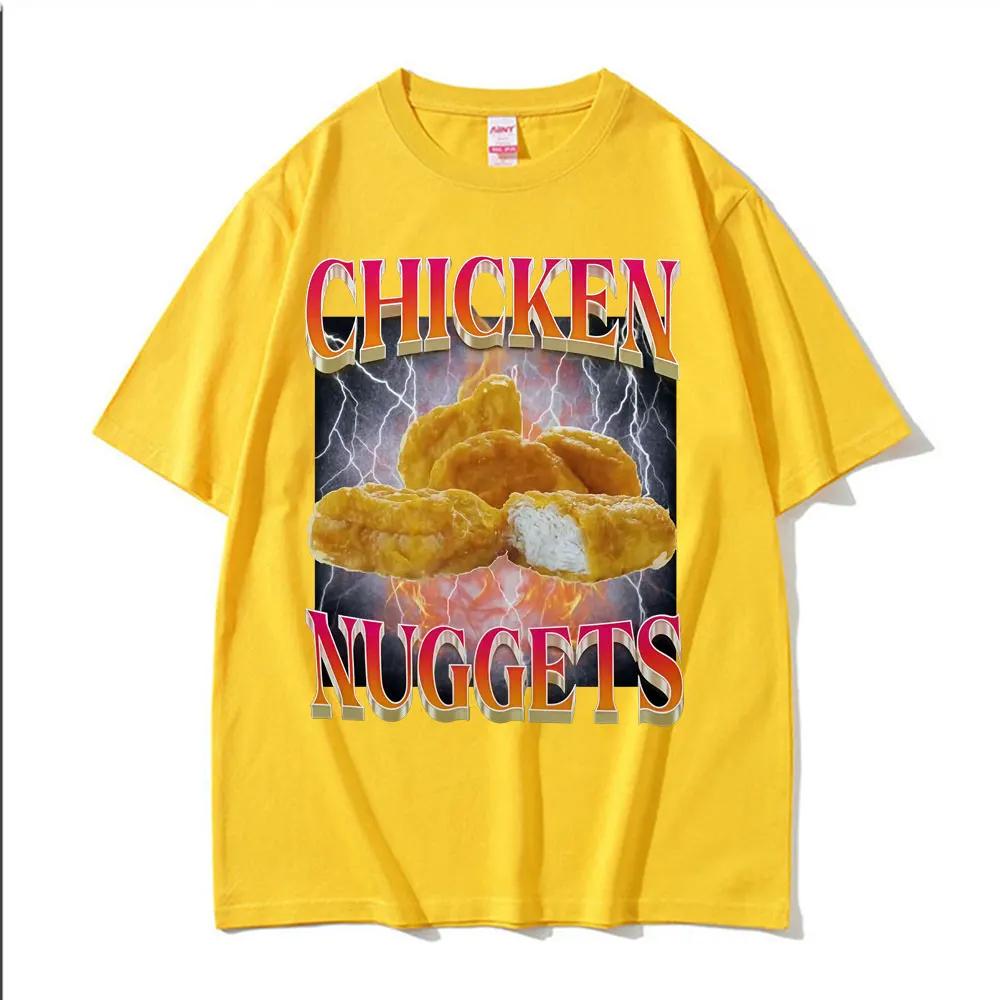 Funny Chicken Nuggets Vintage Style Meme Graphic T-shirt Women Hip Hop Gothic T Shirt Comfort T-shirts 4XL
Funny Chicken Nuggets Vintage Style Meme Graphic T-shirt Women Hip Hop Gothic T Shirt Comfort T-shirts 4XL