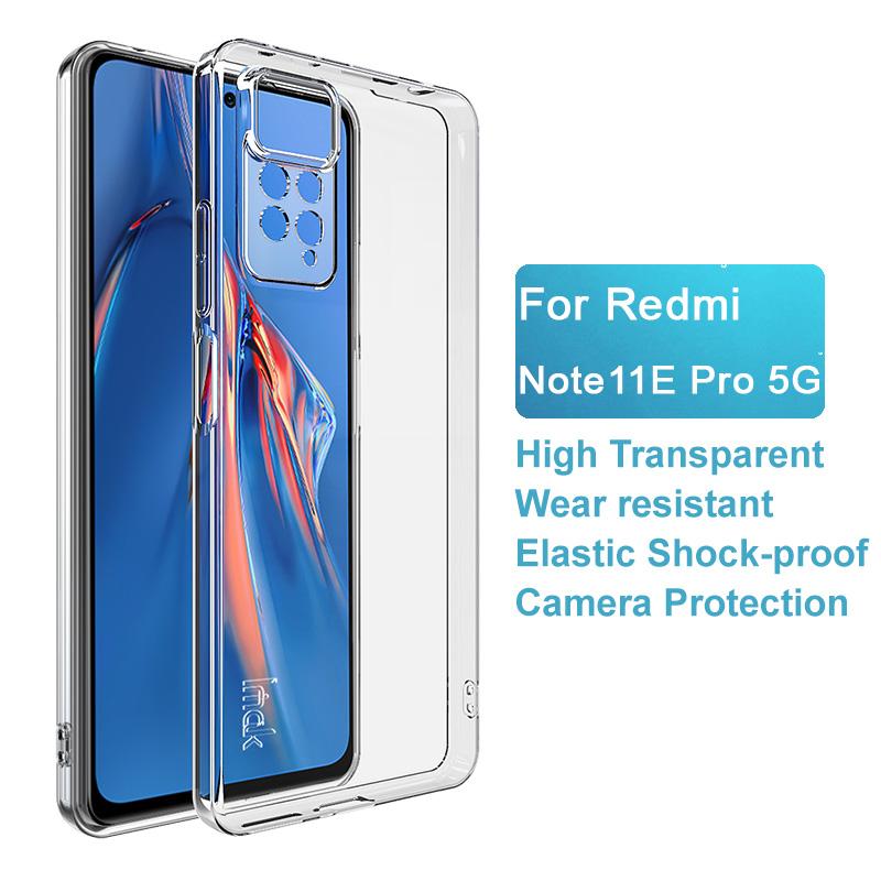 IMAK UX-5 Series Phone Case for Xiaomi Redmi Note 11 Pro 4G (MediaTek)/Note 11 Pro 5G (Qualcomm),Transparent Flexible TPU Cellphone Cover A
IMAK UX-5 Series Phone Case for Xiaomi Redmi Note 11 Pro 4G (MediaTek)/Note 11 Pro 5G (Qualcomm),Transparent Flexible TPU Cellphone Cover A