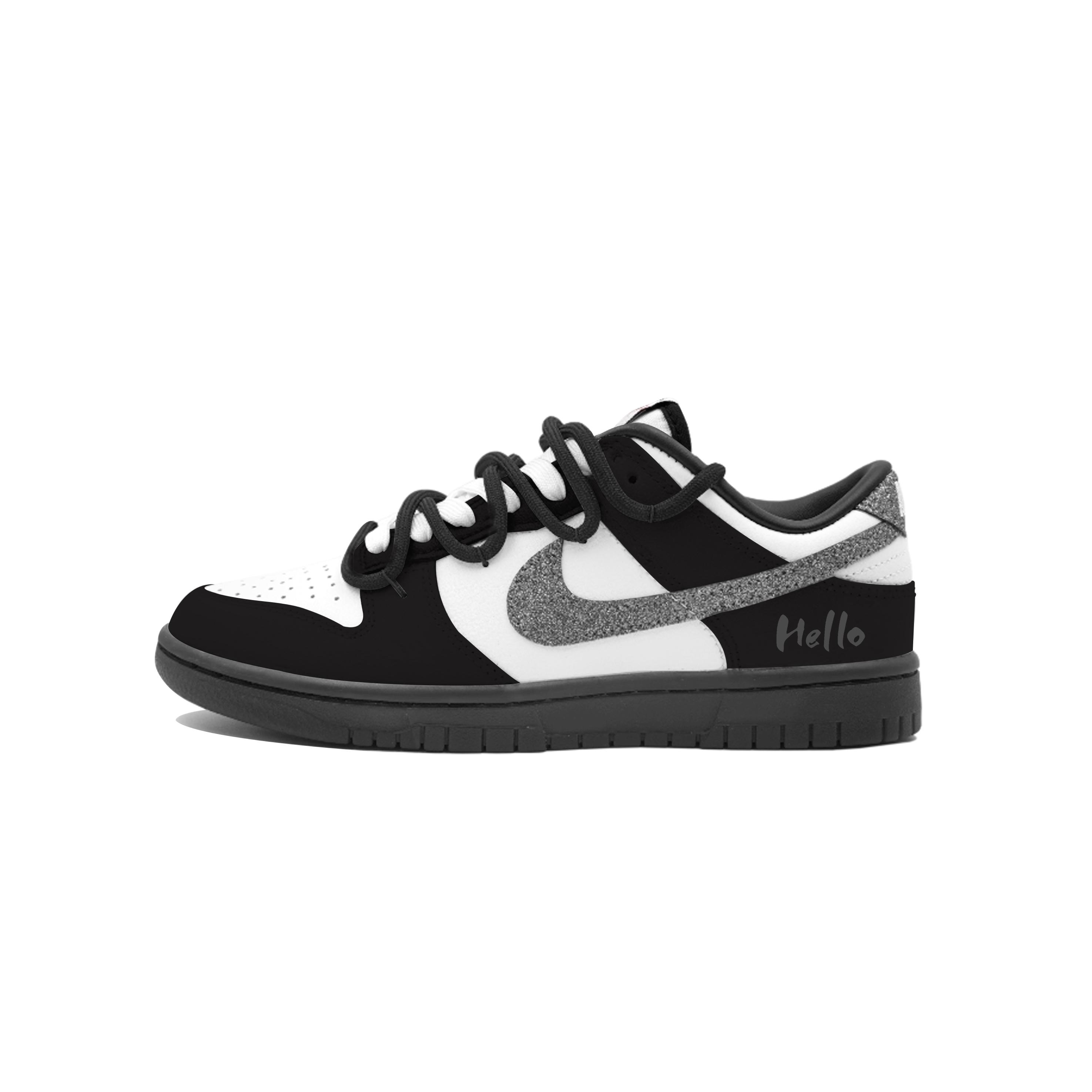Nike Dunk Ink White Silver Sparkle Abrasion Resistant Low top Skateboard Shoes Unisex White Black Silver HQ3462-191(Team1274-) 35.5
Nike Dunk Ink White Silver Sparkle Abrasion Resistant Low top Skateboard Shoes Unisex White Black Silver HQ3462-191(Team1274-) 35.5