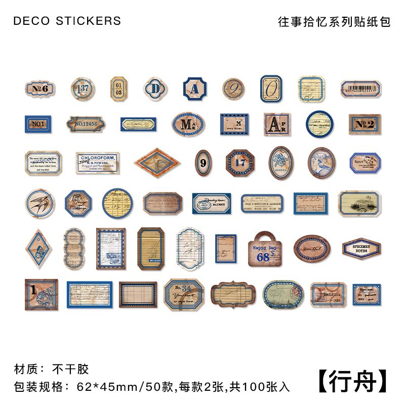 TIANZI 100pcs Mini Box Label Stickers Set DIY Scrapbooking Art Collage Photo Album School Stationery Decor Junk Journal
TIANZI 100pcs Mini Box Label Stickers Set DIY Scrapbooking Art Collage Photo Album School Stationery Decor Junk Journal