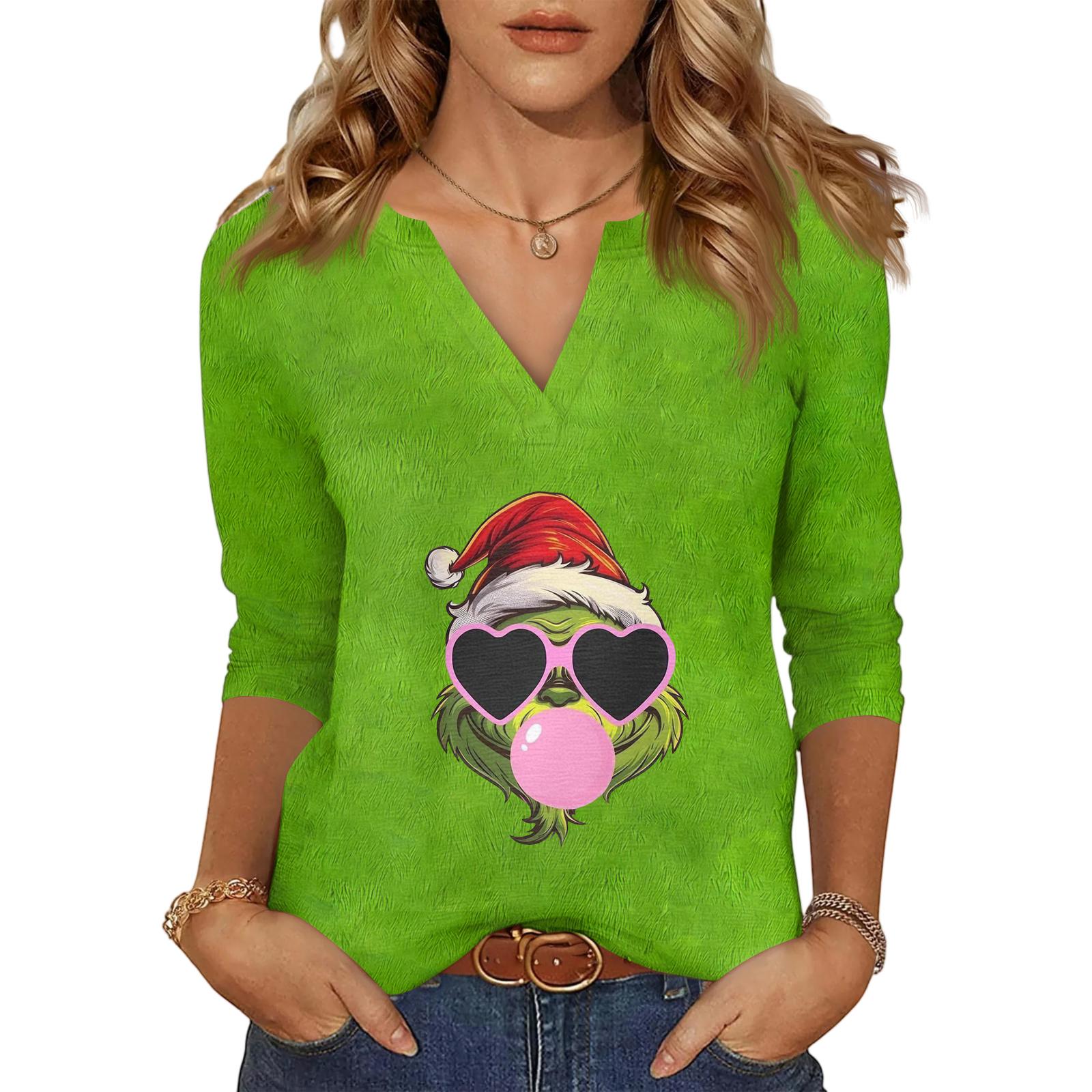 Женский повседневный модный сексуальный удобный топ с V-образным вырезом и рукавом три четверти на Рождество S жёлтый
Женский повседневный модный сексуальный удобный топ с V-образным вырезом и рукавом три четверти на Рождество S жёлтый