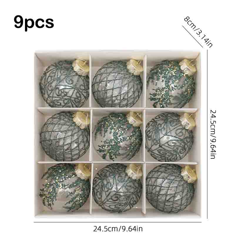 9pcs 8cm Christmas Balls Decorations Set Christmas Tree Pendant Ball Hanging Ornament For Xmas New Year Party Decor 8cm зелений
9pcs 8cm Christmas Balls Decorations Set Christmas Tree Pendant Ball Hanging Ornament For Xmas New Year Party Decor 8cm зелений