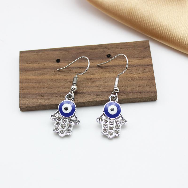 Trendy Crystal Turkey Palm Blue Evil Eyes Pendant Drop Earring for Women Copper Color Exaggerate Zircon Wedding Girl Gift
Trendy Crystal Turkey Palm Blue Evil Eyes Pendant Drop Earring for Women Copper Color Exaggerate Zircon Wedding Girl Gift