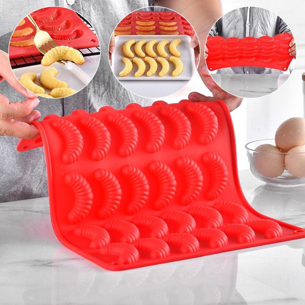 Baking Jelly Dome Soap Mould Chocolate Mousse Moulds 30 Cavity 3D Croissant Silicone Cake Mold
Baking Jelly Dome Soap Mould Chocolate Mousse Moulds 30 Cavity 3D Croissant Silicone Cake Mold