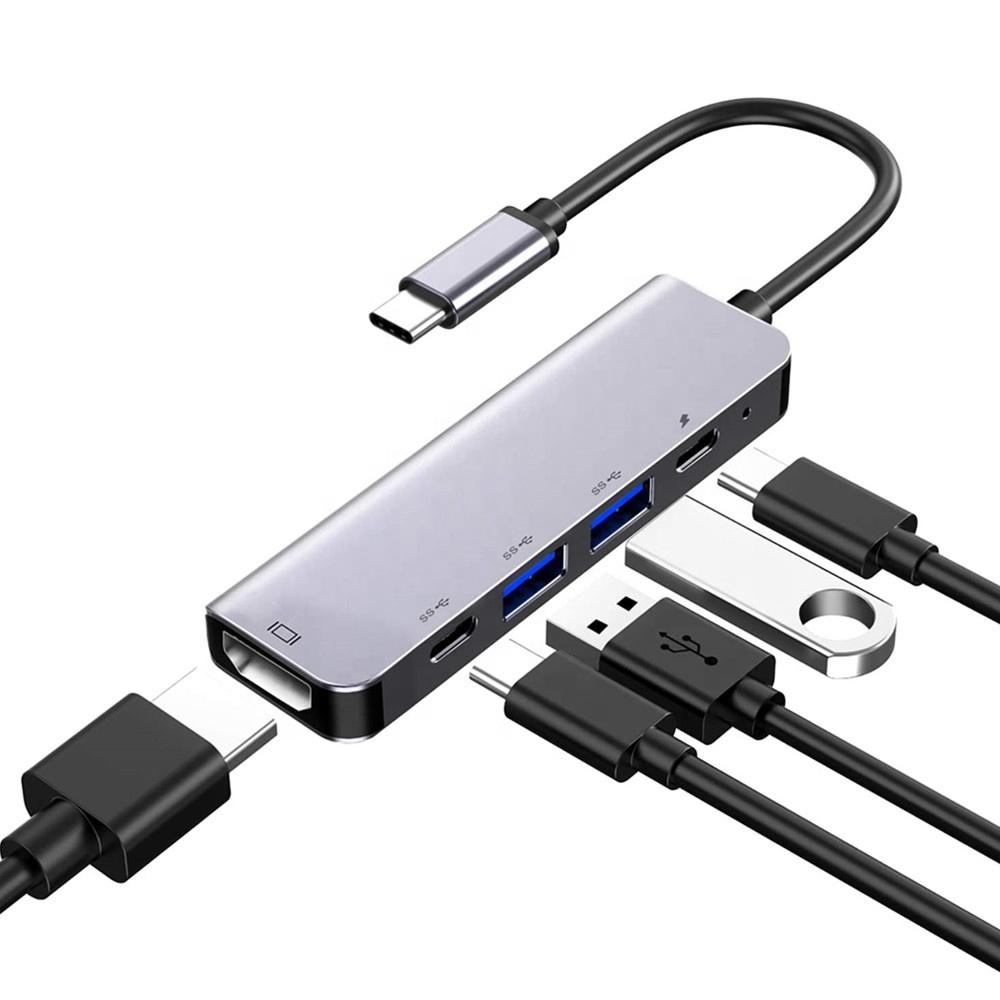 5 in 1 USB C To 4K HDMI Hub with USB-C and USB 3.0 and Type C PD Charge for MacBook Pro and Samsung Galaxy S9 S10 and More серый
5 in 1 USB C To 4K HDMI Hub with USB-C and USB 3.0 and Type C PD Charge for MacBook Pro and Samsung Galaxy S9 S10 and More серый