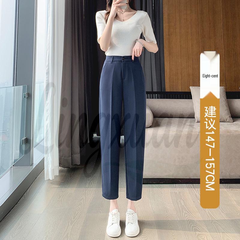 Женские синие брюки-сигареты с высокой талией, модель Petite Fit, прямого кроя, коллекция Весна/Лето 2026. L
Женские синие брюки-сигареты с высокой талией, модель Petite Fit, прямого кроя, коллекция Весна/Лето 2026. L
