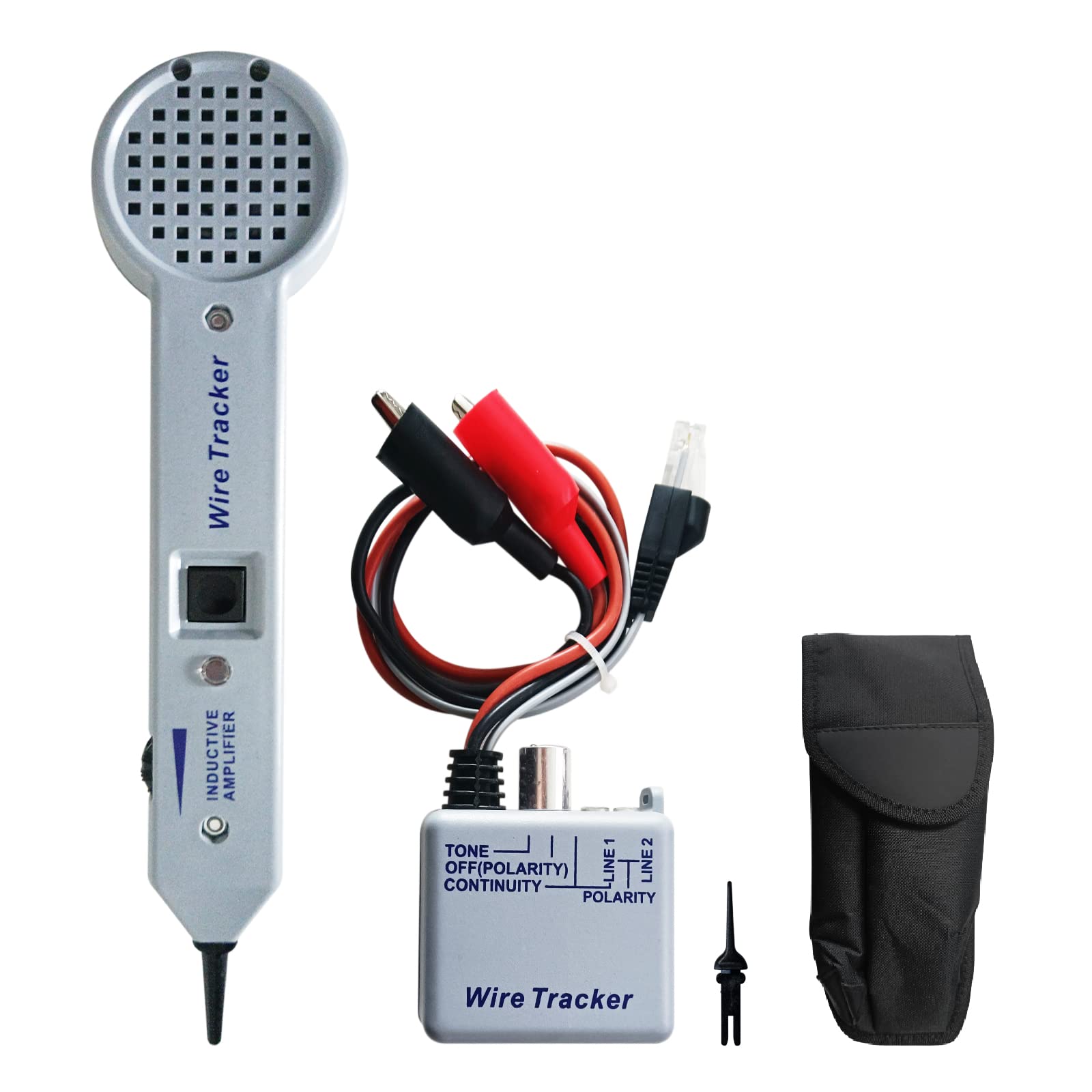 Dearsee 200EP Cable Tester Tone Generator Tone Probe Wire Tracer Adjustable Volume High Precision Induction Amplifier Network Tone Generator
Dearsee 200EP Cable Tester Tone Generator Tone Probe Wire Tracer Adjustable Volume High Precision Induction Amplifier Network Tone Generator