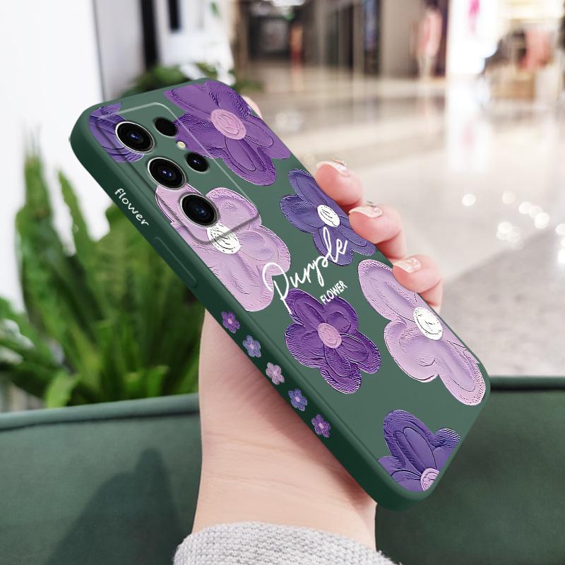 Purple Flower Phone Case For Samsung Galaxy S26 Plus Ultra Silicone Cover Galaxy S26 темно-зеленого
Purple Flower Phone Case For Samsung Galaxy S26 Plus Ultra Silicone Cover Galaxy S26 темно-зеленого