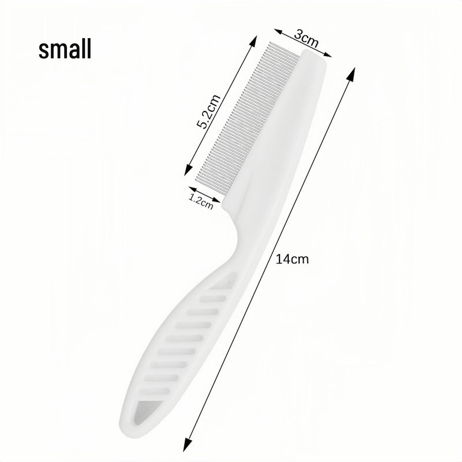 Cross-Border Pet Comb: Cat & Dog Fine-Tooth Flea Comb, Plastic & Steel Needle De-Shedding Comb Default
Cross-Border Pet Comb: Cat & Dog Fine-Tooth Flea Comb, Plastic & Steel Needle De-Shedding Comb Default