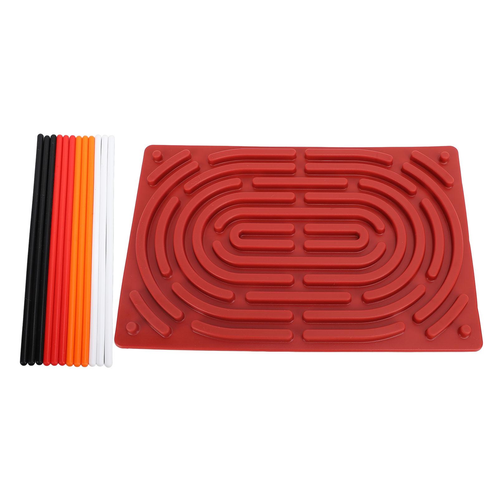 Сенсорная доска для активности, детская обучающая игрушка для снятия стресса, двухсторонняя силиконовая игрушка для успокоения Dark Red
Сенсорная доска для активности, детская обучающая игрушка для снятия стресса, двухсторонняя силиконовая игрушка для успокоения Dark Red