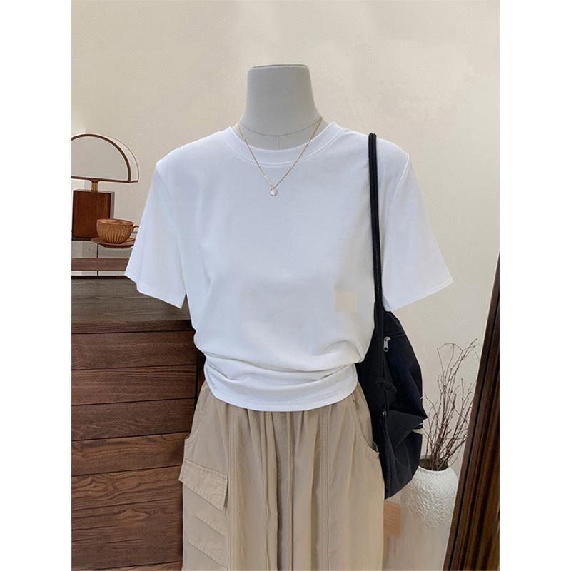 Dark Blue Women s Brushed Cotton Short-Sleeve T-Shirt, Versatile Spring/Summer Fashion. XL
Dark Blue Women s Brushed Cotton Short-Sleeve T-Shirt, Versatile Spring/Summer Fashion. XL