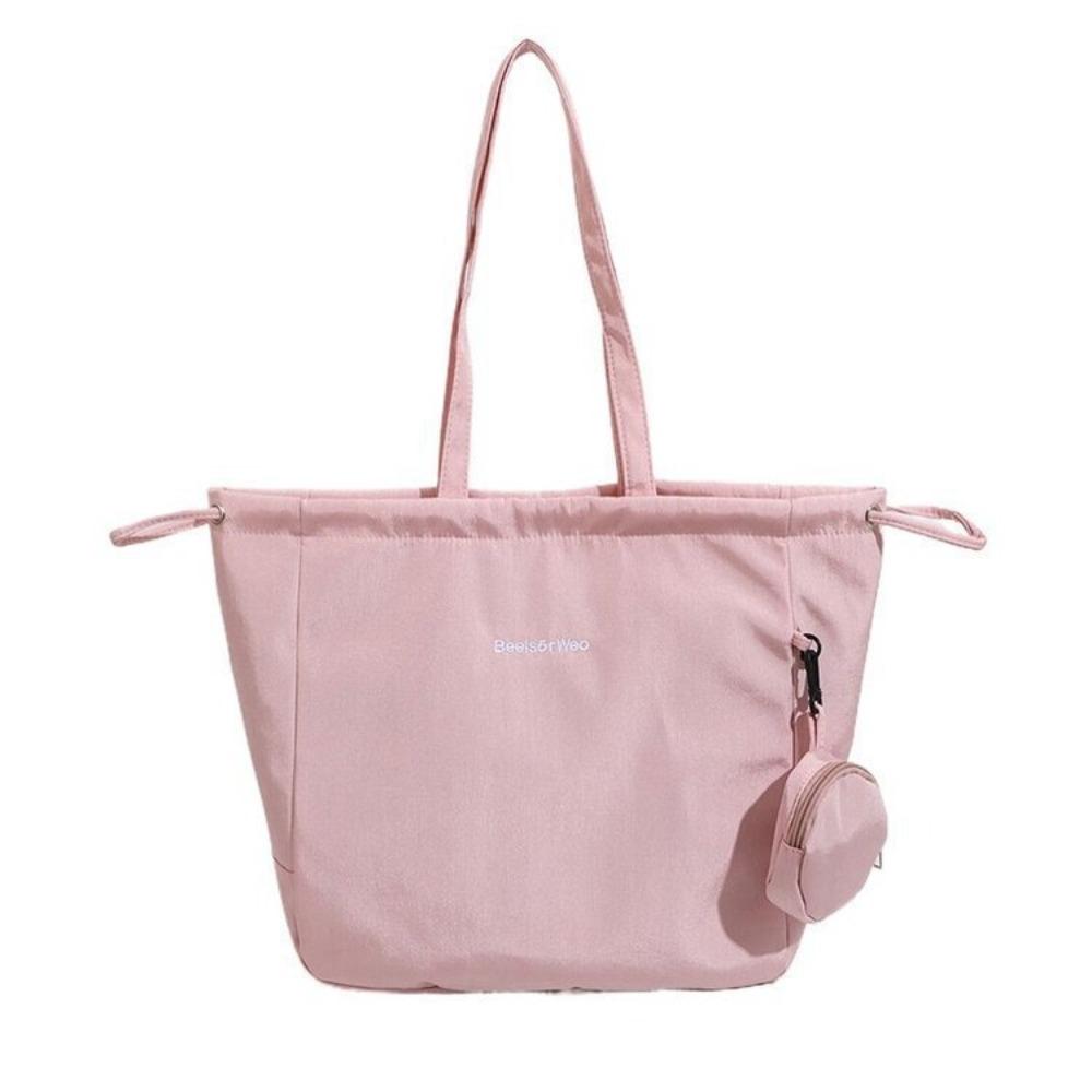 Nylon Drawstring Shoulder Bag Korean Style Canvas Tote Bag Letter Embroidery Handbag Office Worker розовый
Nylon Drawstring Shoulder Bag Korean Style Canvas Tote Bag Letter Embroidery Handbag Office Worker розовый