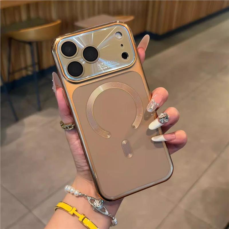 Apple 17 Pro Max Electroplated Magnetic Suction Case—Drop-Proof, Creative Design for iPhone 16 & 15 17ProMax
Apple 17 Pro Max Electroplated Magnetic Suction Case—Drop-Proof, Creative Design for iPhone 16 & 15 17ProMax