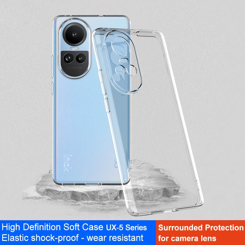 IMAK UX-5 Series Clear TPU Cover for Oppo Reno10 5G (Global) Mobile Phone Case Anti-Scratch Cell Phone Shell A
IMAK UX-5 Series Clear TPU Cover for Oppo Reno10 5G (Global) Mobile Phone Case Anti-Scratch Cell Phone Shell A