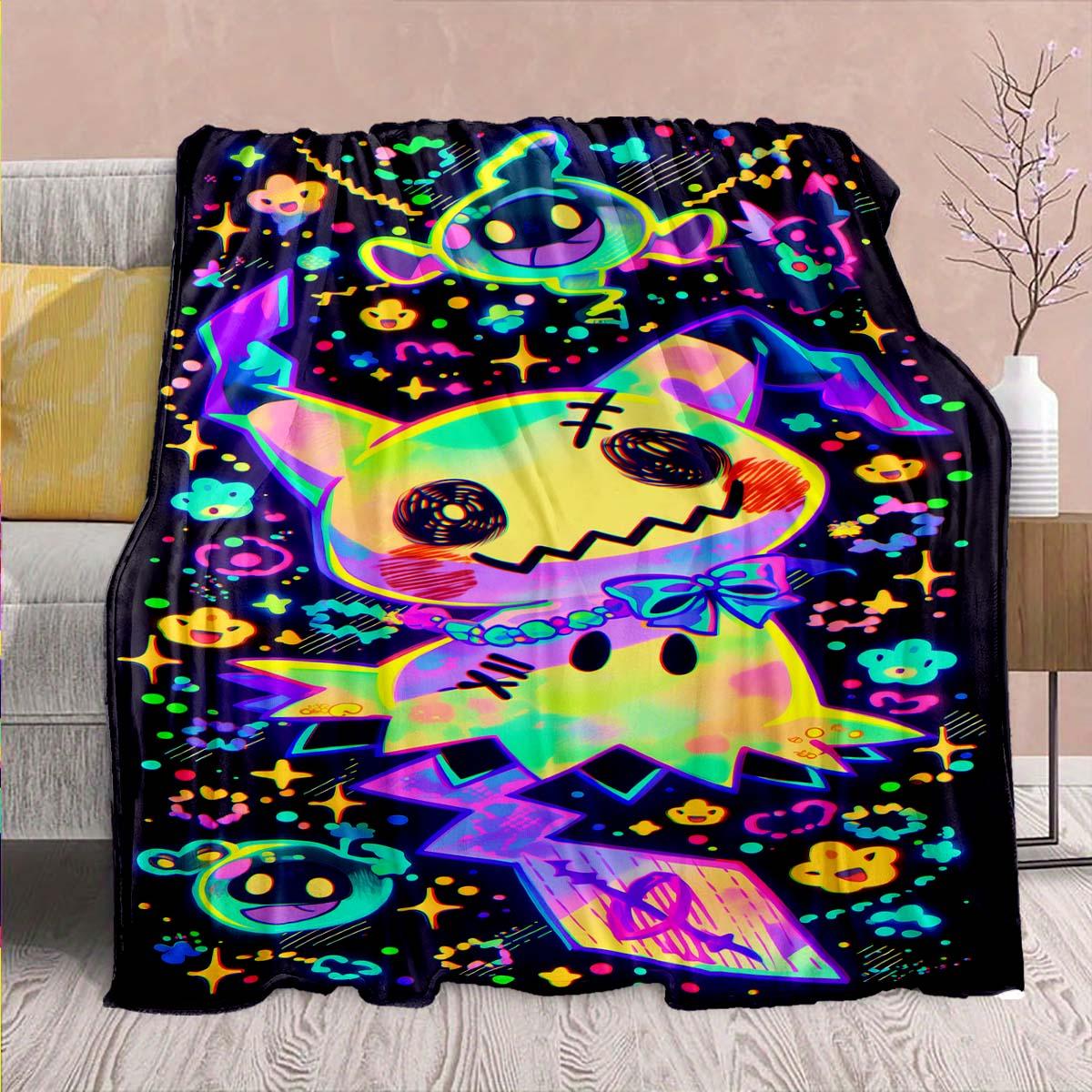 Pokémon Anime Flannel Blanket - Soft Warm Perfect for Sofa, Bedding Camping Travel Office Home Decor 75x90cm
Pokémon Anime Flannel Blanket - Soft Warm Perfect for Sofa, Bedding Camping Travel Office Home Decor 75x90cm
