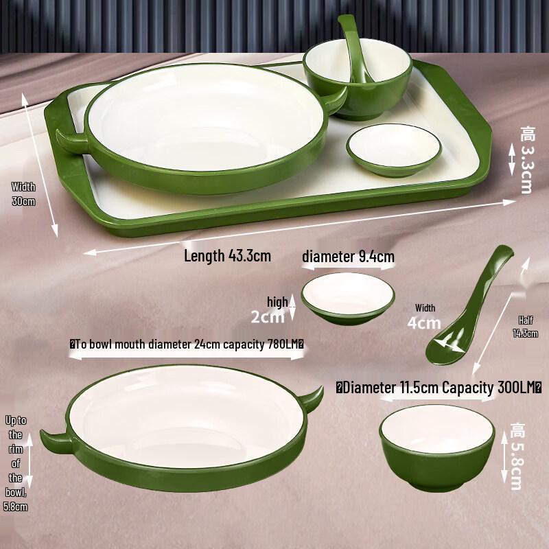 Ru Han Commercial Melamine Tableware Set No. 34
Ru Han Commercial Melamine Tableware Set No. 34