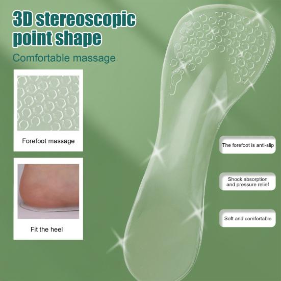 High Heel Cushion Insoles Self-Adhesive Gel Arch Support Insoles Feet And Arch Pain Relief Non-slip Shoe Insert Insoles for Sandal Flats High Heels чистий
High Heel Cushion Insoles Self-Adhesive Gel Arch Support Insoles Feet And Arch Pain Relief Non-slip Shoe Insert Insoles for Sandal Flats High Heels чистий