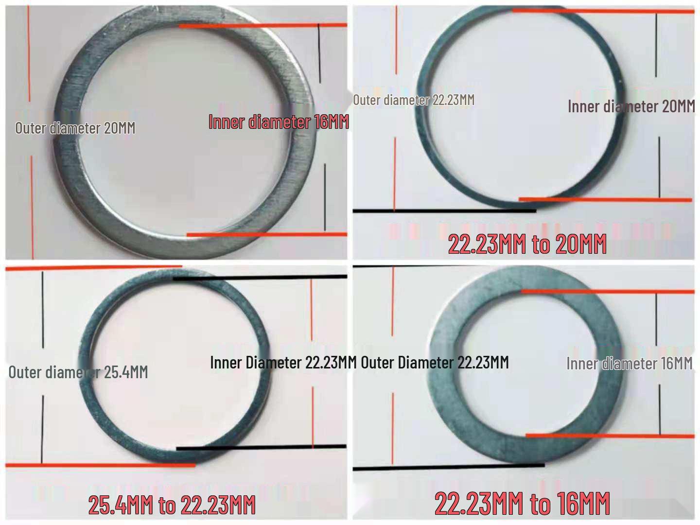 Angle Grinder Saw Blade Adapter: 20mm to 16mm Reducing Ring for Woodworking
Angle Grinder Saw Blade Adapter: 20mm to 16mm Reducing Ring for Woodworking