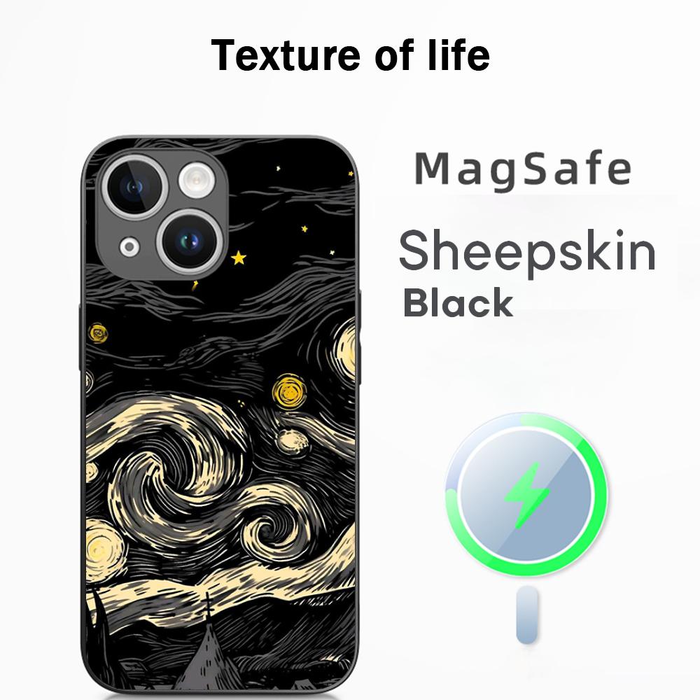 Art Starry Sky patinting star pattern Phone Case For iPhone 17 16 15 14 13 12 Plus Pro Max High-end Luxury Magsafe Sheepskin iPhone 16 Pro
Art Starry Sky patinting star pattern Phone Case For iPhone 17 16 15 14 13 12 Plus Pro Max High-end Luxury Magsafe Sheepskin iPhone 16 Pro