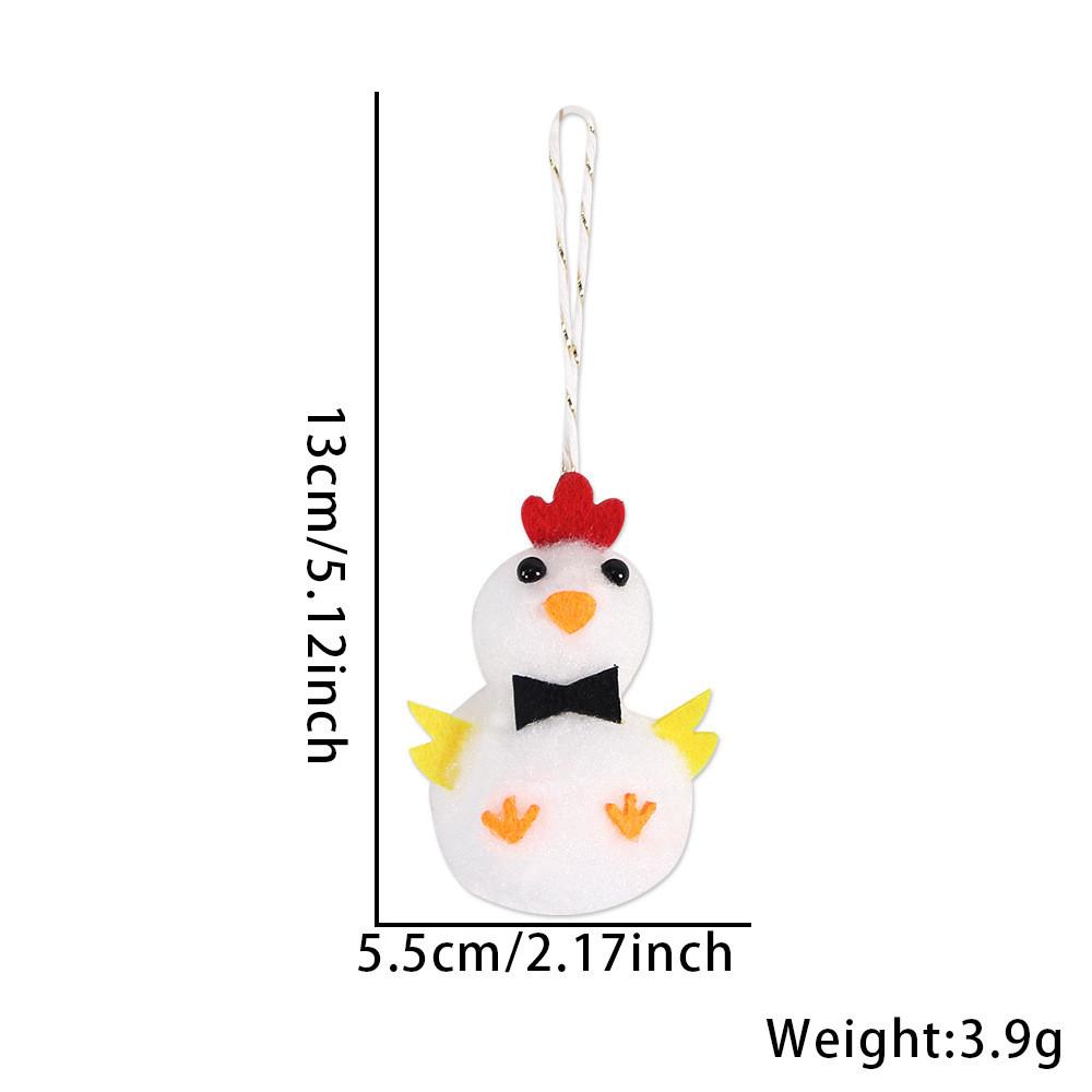 Пасхальный мультяшный красочный цыпленок плюшевые украшения для подвешивания на праздничное дерево своими руками White Chick
Пасхальный мультяшный красочный цыпленок плюшевые украшения для подвешивания на праздничное дерево своими руками White Chick