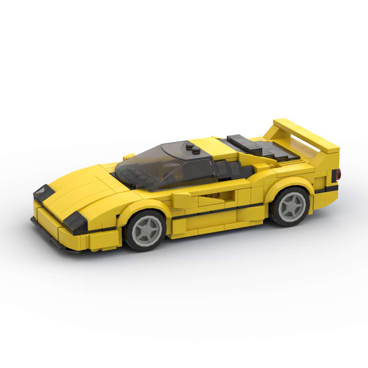 Совместимая модель LEGO MOC Ferrari F40: Креативное украшение из строительных блоков в виде скоростного автомобиля с 8 шипами
Совместимая модель LEGO MOC Ferrari F40: Креативное украшение из строительных блоков в виде скоростного автомобиля с 8 шипами