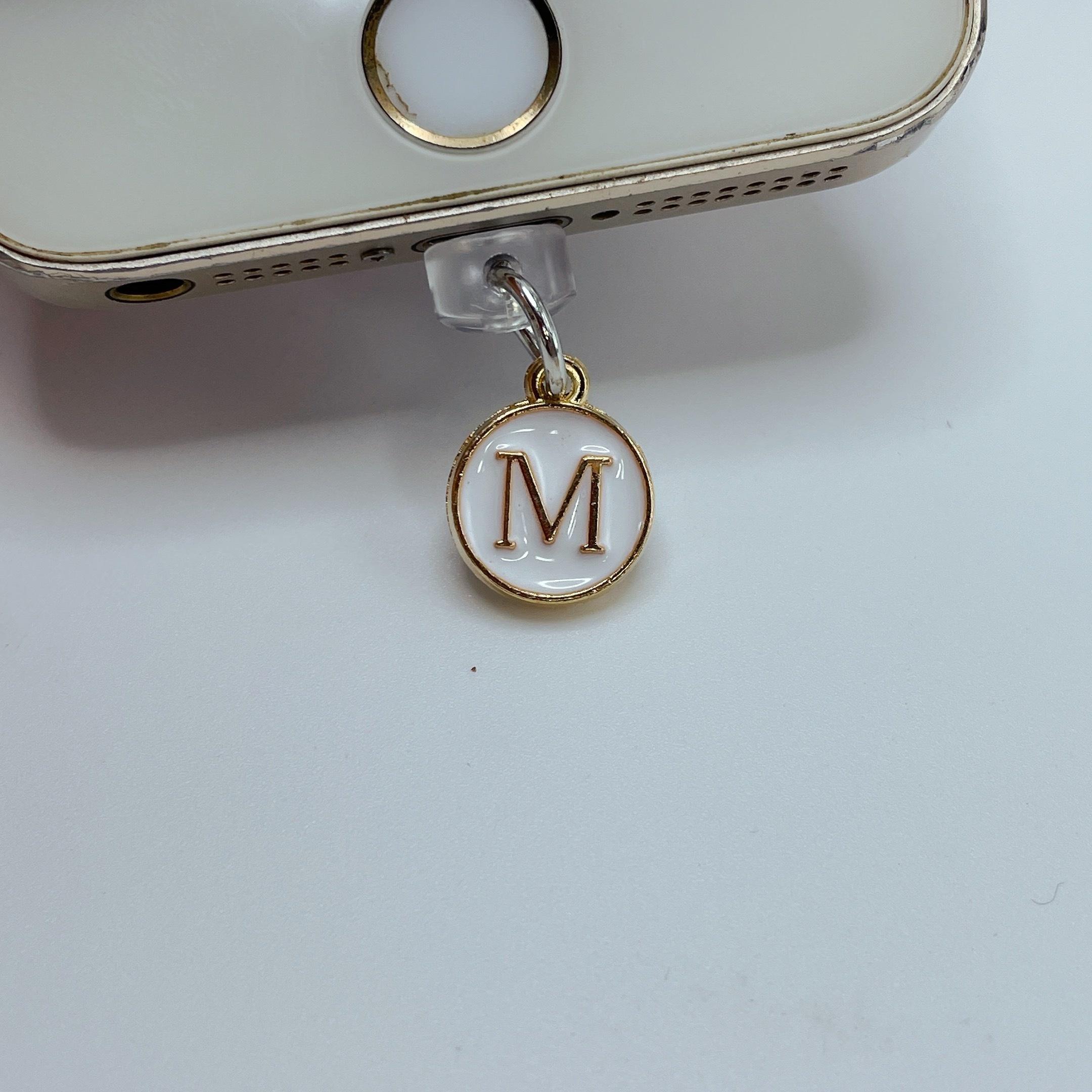 Заглушка от пыли для телефона - Металлическая подвеска с 26 белыми английскими буквами - Заглушка от пыли для разъема телефона, украшения для мобильного телефона For iPhone5-14
Заглушка от пыли для телефона - Металлическая подвеска с 26 белыми английскими буквами - Заглушка от пыли для разъема телефона, украшения для мобильного телефона For iPhone5-14