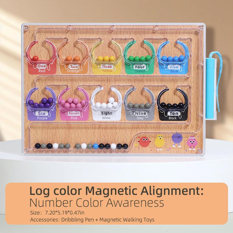 Montessori Children Toys Magnetic Digital Bead Maze Toy Number Color Classification Counting Recognition Operation Puzzle Games
Montessori Children Toys Magnetic Digital Bead Maze Toy Number Color Classification Counting Recognition Operation Puzzle Games
